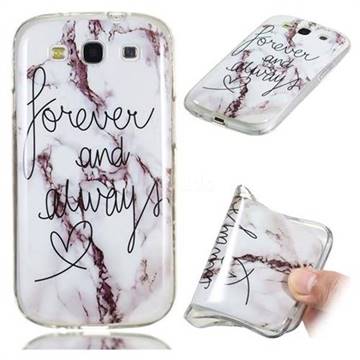 Forever Soft TPU Marble Pattern Phone Case for Samsung Galaxy S3