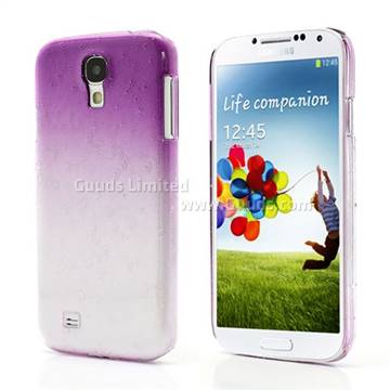 Raindrop Gradient Hard Case for Samsung Galaxy S4 IV i9500 i9505 - Purple