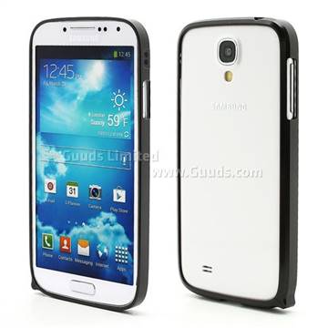 Ultra-Thin Premium Aluminium Metal Bumper Case for Samsung Galaxy S4 i9500 i9502 i9505 - Black