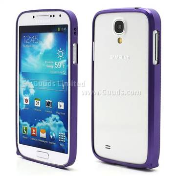 Ultra-Thin Premium Aluminium Metal Bumper Case for Samsung Galaxy S4 i9500 i9502 i9505 - Purple