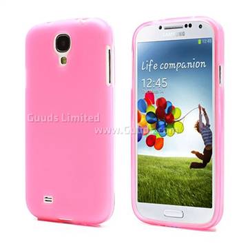 Frosted TPU Case for Samsung Galaxy S 4 IV i9500 i9505 - Pink