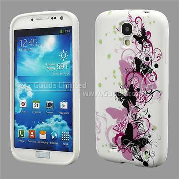 Flying Butterflies TPU Case for Samsung Galaxy S4 i9500 i9505
