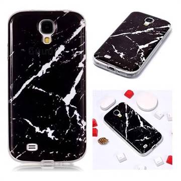 Black Rough white Soft TPU Marble Pattern Phone Case for Samsung Galaxy S4
