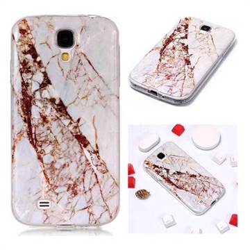 White Crushed Soft TPU Marble Pattern Phone Case for Samsung Galaxy S4