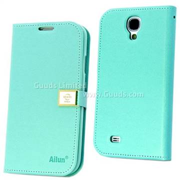 HelloDeere Ailun Silm Leather Case for Samsung Galaxy S4 i9500 i9505 with Soft TPU Holder - Tiffany