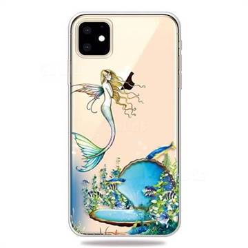 Mermaid Clear Varnish Soft Phone Back Cover for iPhone 11 (6.1 inch)