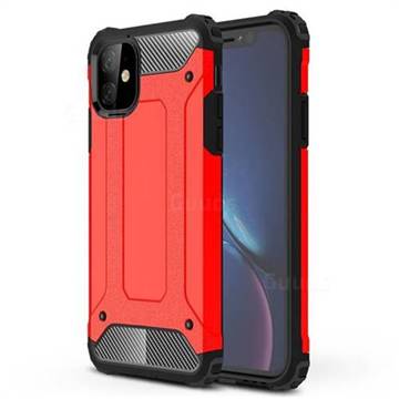 King Kong Armor Premium Shockproof Dual Layer Rugged Hard Cover for iPhone 11 (6.1 inch) - Big Red