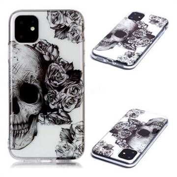 Skull Rose Super Clear Soft TPU Back Cover for iPhone 11 (6.1 inch)