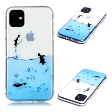 Penguin Out Sea Super Clear Soft TPU Back Cover for iPhone 11 (6.1 inch)