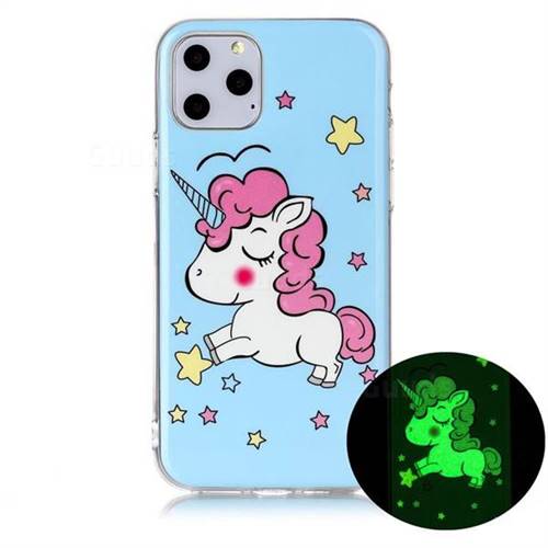 Stars Unicorn Noctilucent Soft TPU Back Cover for iPhone 11 (6.1 inch)