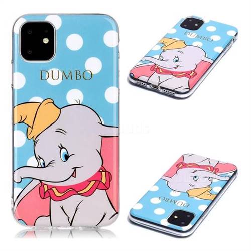 Dumbo Elephant Soft TPU Cell Phone Back Cover for iPhone 11 (6.1 inch)