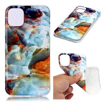Fire Cloud Soft TPU Marble Pattern Phone Case for iPhone 11 (6.1 inch)