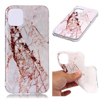 White Crushed Soft TPU Marble Pattern Phone Case for iPhone 11 (6.1 inch)