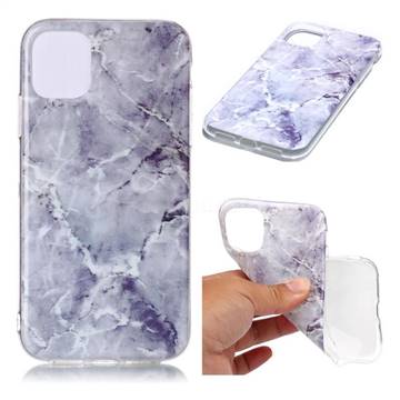 Light Gray Soft TPU Marble Pattern Phone Case for iPhone 11 (6.1 inch)