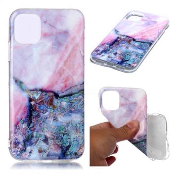 Purple Amber Soft TPU Marble Pattern Phone Case for iPhone 11 (6.1 inch)