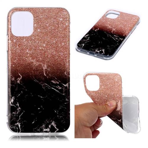 Glittering Rose Black Soft TPU Marble Pattern Case for iPhone 11 (6.1 inch)