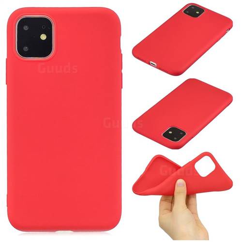 Candy Soft Silicone Protective Phone Case For Iphone 11 6 1 Inch Red Iphone 11 6 1 Inch Cases Guuds