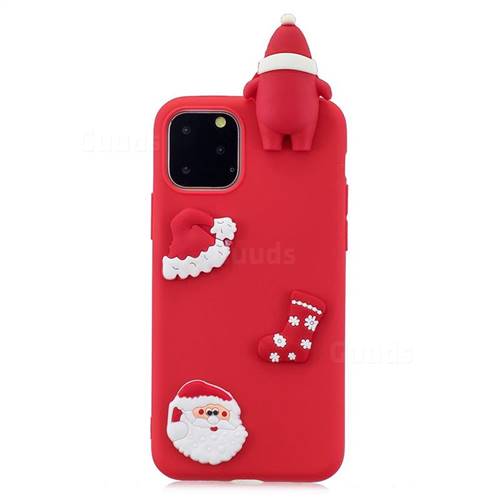 Red Santa Claus Christmas Xmax Soft 3d Silicone Case For Iphone 11 6 1 Inch Iphone 11 6 1 Inch Cases Guuds