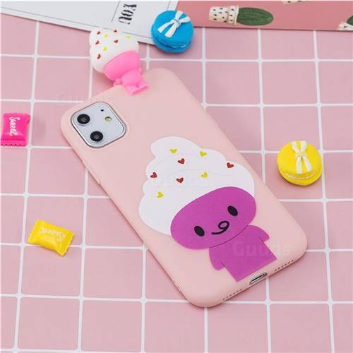 Ice Cream Man Soft 3D Climbing Doll Soft Case for iPhone 11 (6.1 inch ...