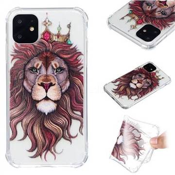 Lion King Anti-fall Clear Varnish Soft TPU Back Cover for iPhone 11 (6.1 inch)