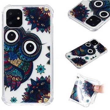 Owl Totem Anti-fall Clear Varnish Soft TPU Back Cover for iPhone 11 (6.1 inch)