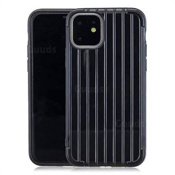Suitcase Style Mobile Phone Back Cover for iPhone 11 (6.1 inch) - Black