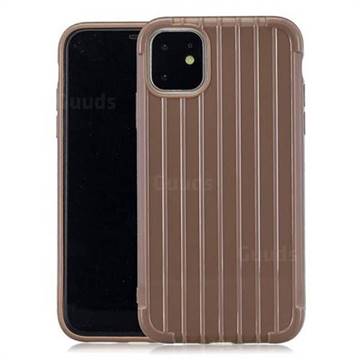 Suitcase Style Mobile Phone Back Cover for iPhone 11 (6.1 inch) - Brown