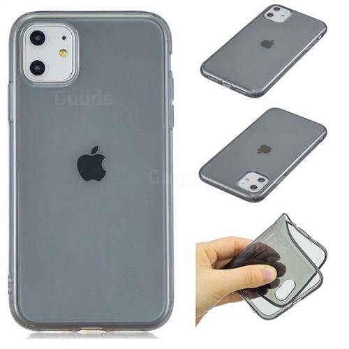 Transparent Jelly Mobile Phone Case for iPhone 11 (6.1 inch) - Black