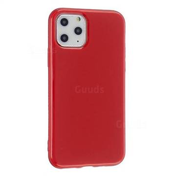2mm Candy Soft Silicone Phone Case Cover for iPhone 11 (6.1 inch) - Hot Red
