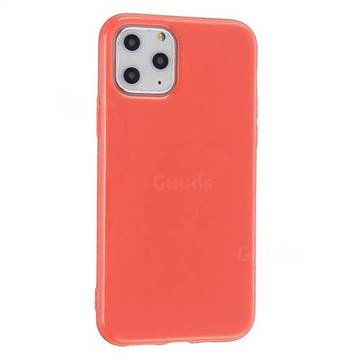 2mm Candy Soft Silicone Phone Case Cover for iPhone 11 (6.1 inch) - Coral Red