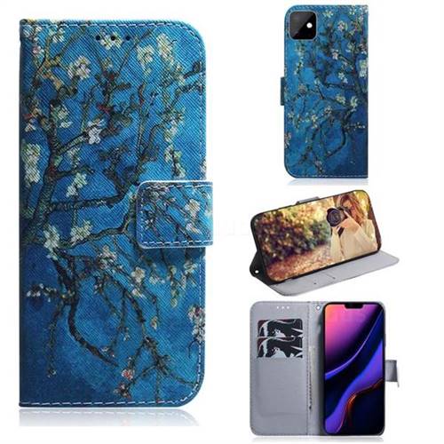 Apricot Tree PU Leather Wallet Case for iPhone 11 (6.1 inch)