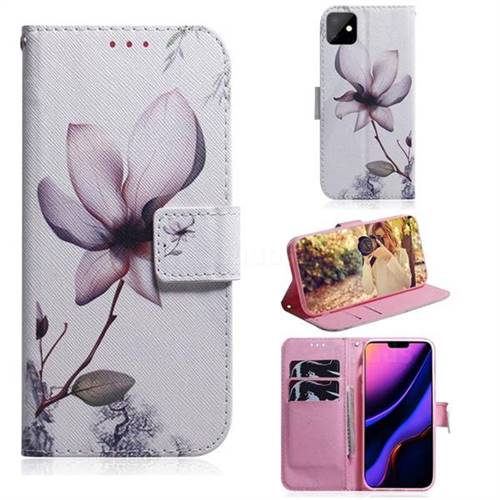 Magnolia Flower PU Leather Wallet Case for iPhone 11 (6.1 inch)
