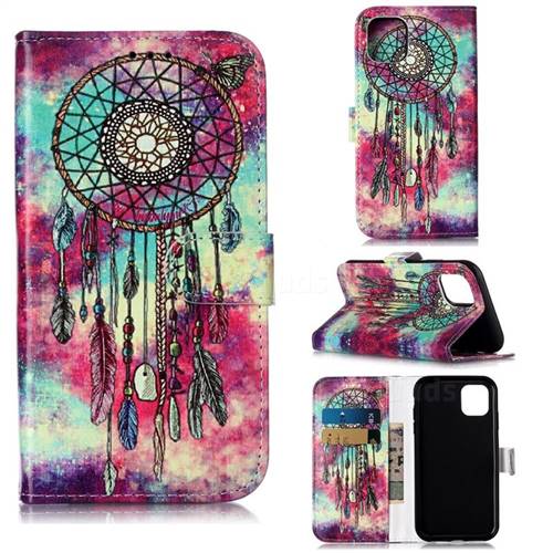 Butterfly Chimes PU Leather Wallet Case for iPhone 11 (6.1 inch)