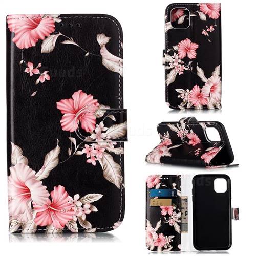 Azalea Flower PU Leather Wallet Case for iPhone 11 (6.1 inch)