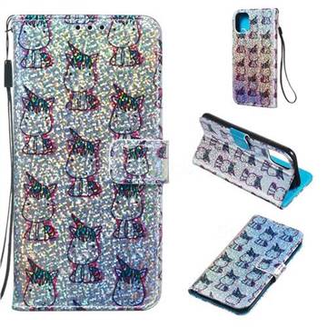 Little Unicorn Sequins Painted Leather Wallet Case for iPhone 11 (6.1 inch)