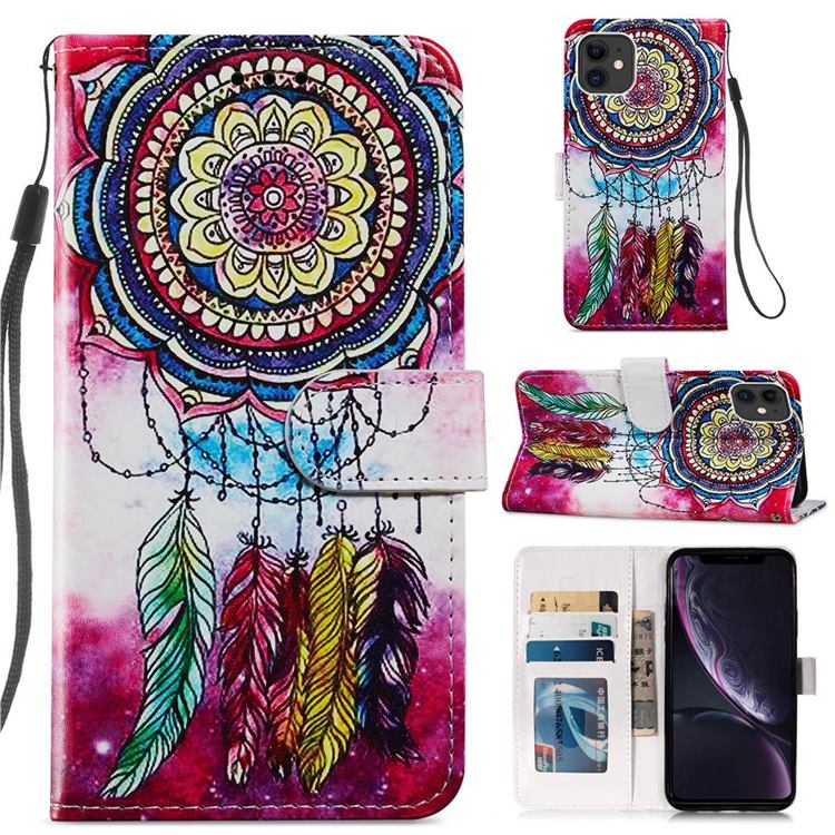 Dreamcatcher Smooth Leather Phone Wallet Case for iPhone 11 (6.1 inch)