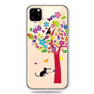 Tree cat Super Clear Soft TPU Back Cover for iPhone 11 Pro Max (6.5 inch)
