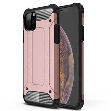 King Kong Armor Premium Shockproof Dual Layer Rugged Hard Cover for iPhone 11 Pro Max (6.5 inch) - Rose Gold