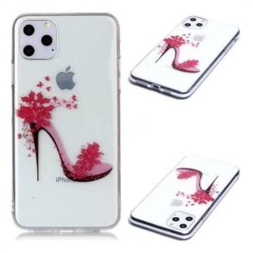 Flower High Heels Super Clear Soft TPU Back Cover for iPhone 11 Pro Max (6.5 inch)
