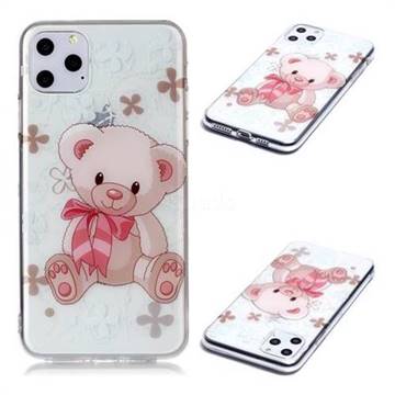 Cute Little Bear Super Clear Soft TPU Back Cover for iPhone 11 Pro Max (6.5 inch)