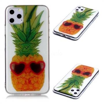 Cute Pineapple Super Clear Soft TPU Back Cover for iPhone 11 Pro Max (6.5 inch)