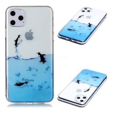 Penguin Out Sea Super Clear Soft TPU Back Cover for iPhone 11 Pro Max (6.5 inch)