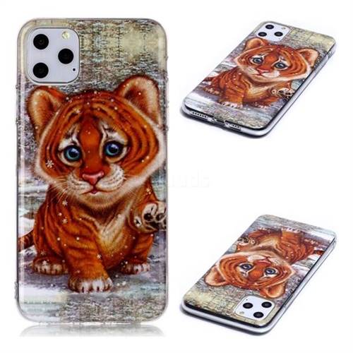 Cute Tiger Baby Soft TPU Cell Phone Back Cover for iPhone 11 Pro Max (6.5 inch)
