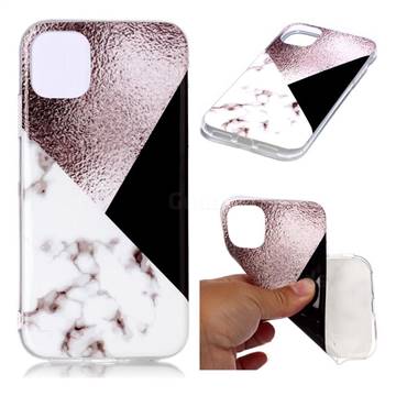 Black white Grey Soft TPU Marble Pattern Phone Case for iPhone 11 Pro Max (6.5 inch)