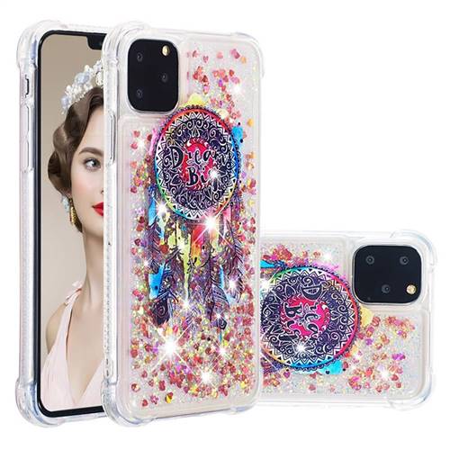 Seal Wind Chimes Dynamic Liquid Glitter Sand Quicksand Star TPU Case for iPhone 11 Pro Max (6.5 inch)