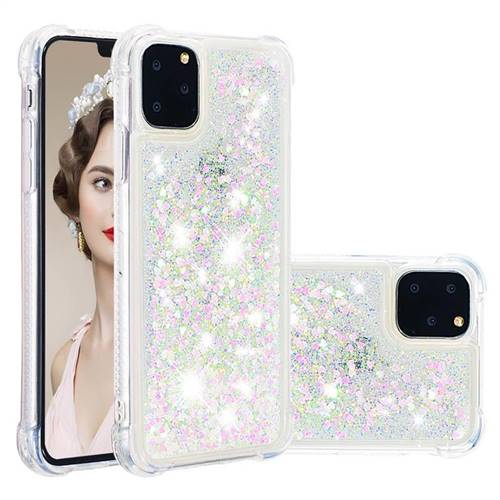Dynamic Liquid Glitter Sand Quicksand Star TPU Case for iPhone 11 Pro Max (6.5 inch) - Pink