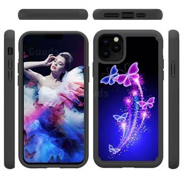 Dancing Butterflies Shock Absorbing Hybrid Defender Rugged Phone Case Cover for iPhone 11 Pro Max (6.5 inch)