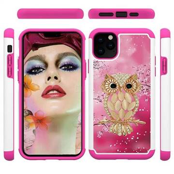 Seashell Cat Shock Absorbing Hybrid Defender Rugged Phone Case Cover for iPhone 11 Pro Max (6.5 inch)