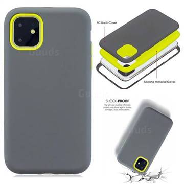 Matte Pc Silicone Shockproof Phone Back Cover Case For Iphone 11 Pro Max 6 5 Inch Gray Iphone 11 Pro Max 6 5 Inch Cases Guuds