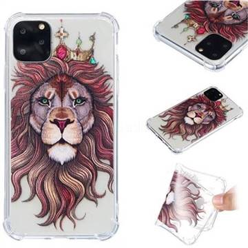 Lion King Anti-fall Clear Varnish Soft TPU Back Cover for iPhone 11 Pro Max (6.5 inch)